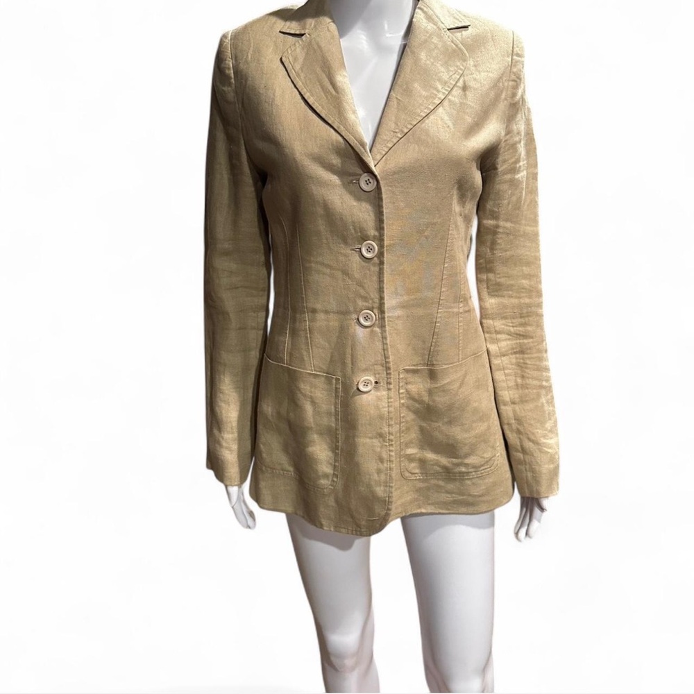 Elegant Tan Women's Blazer